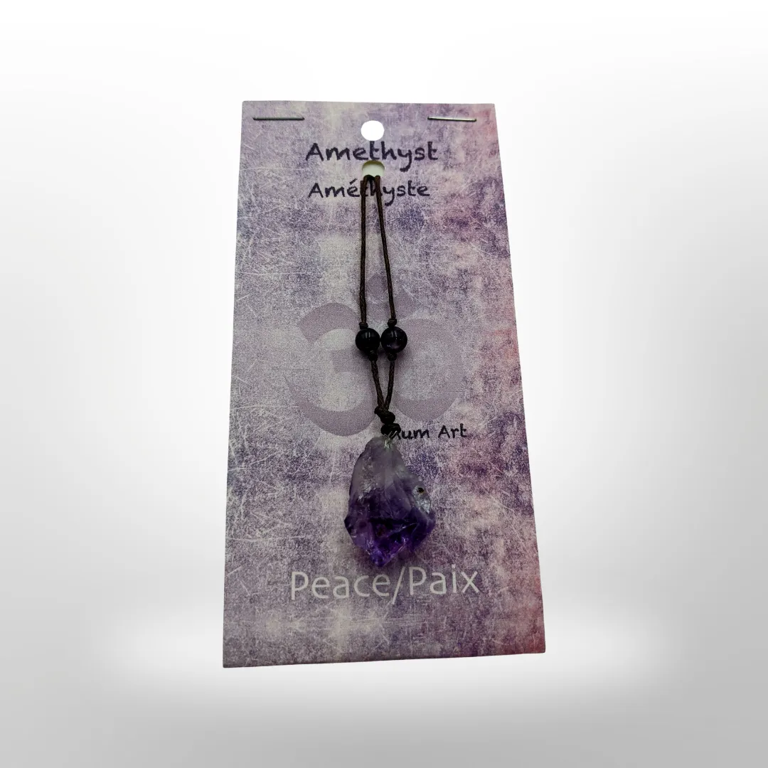 Amethyst necklace