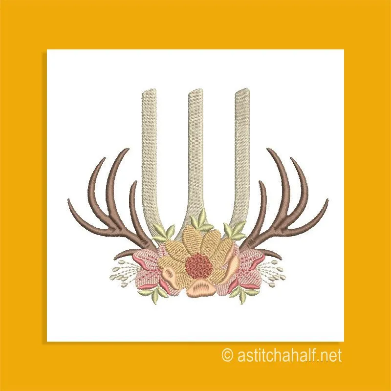 Antler Atelier Monogram Letter W