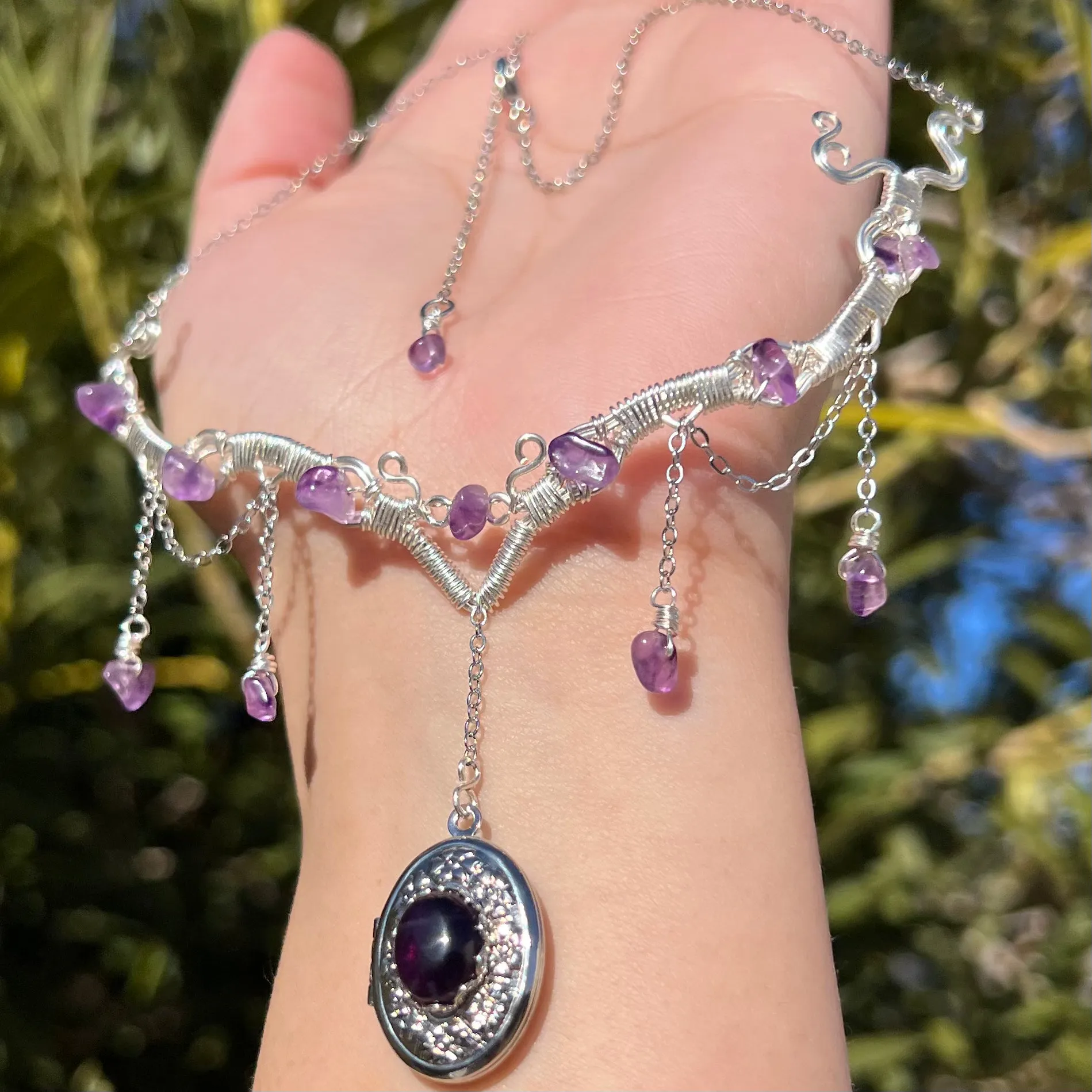 Astraea Locket in Amethyst✵