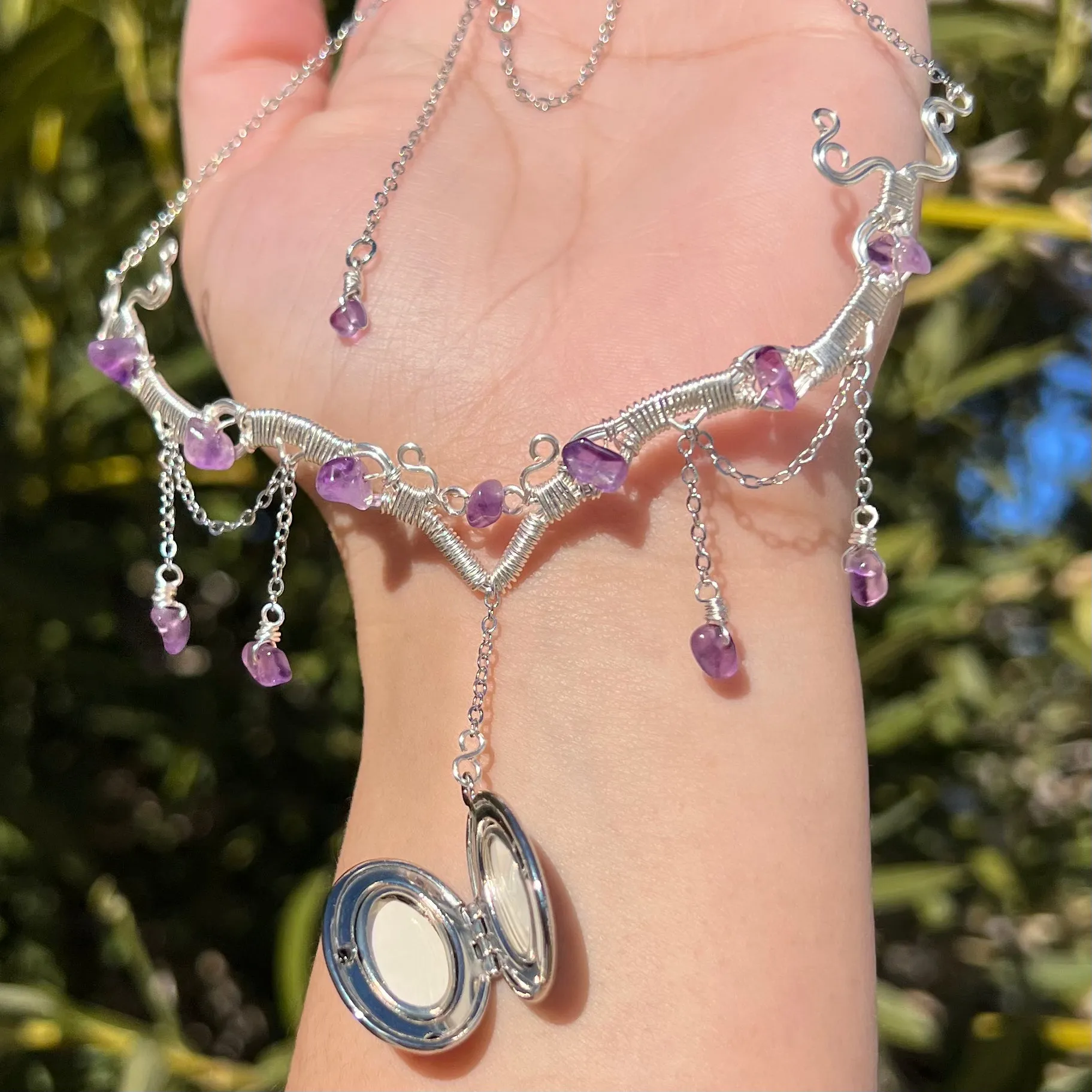 Astraea Locket in Amethyst✵
