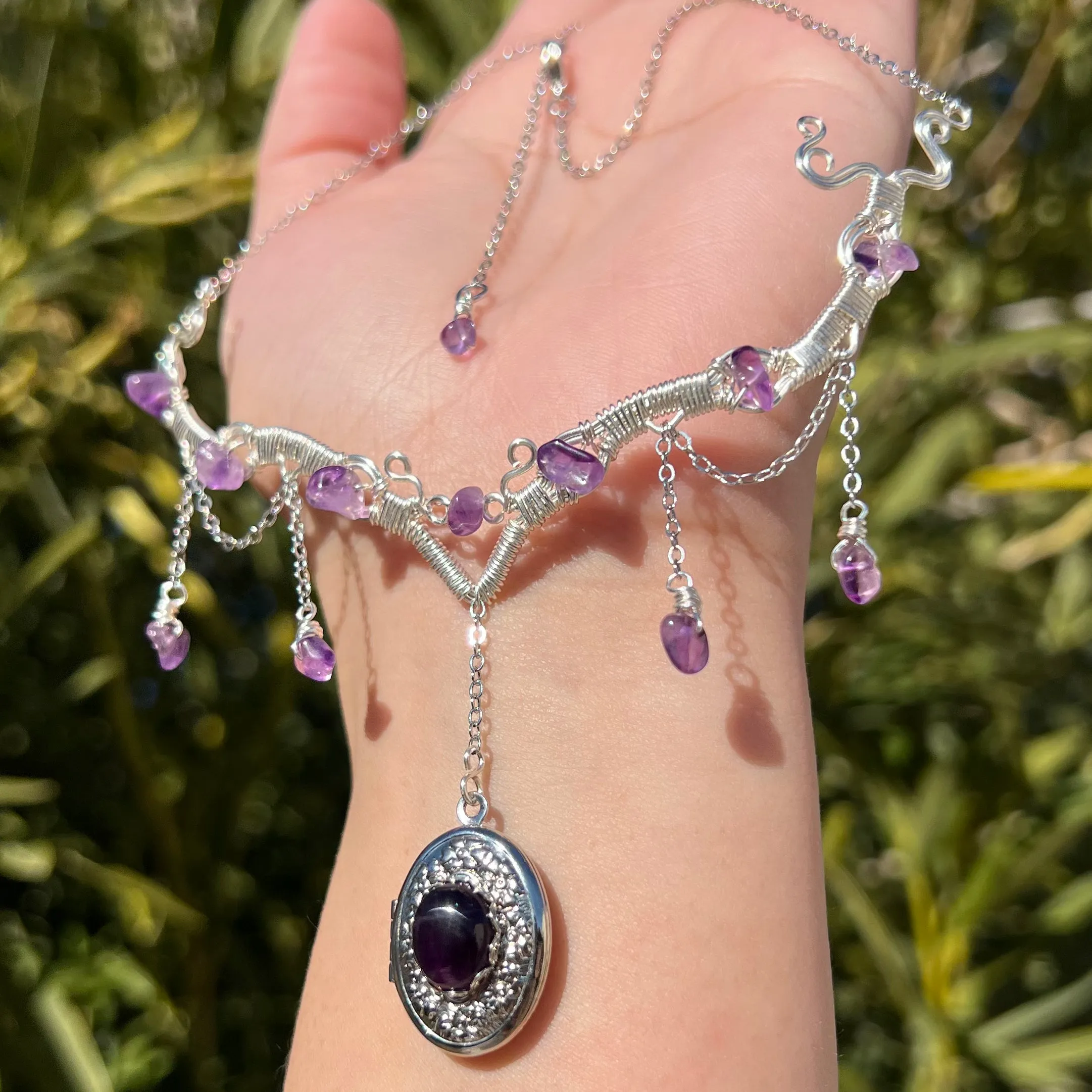 Astraea Locket in Amethyst✵