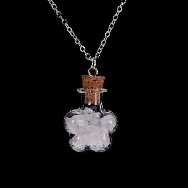 Bottled Gemstone Necklace