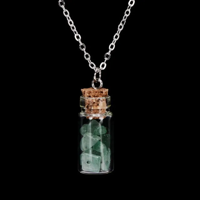 Bottled Gemstone Necklace