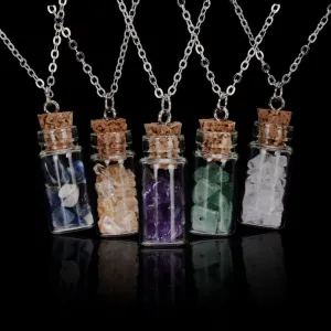 Bottled Gemstone Necklace