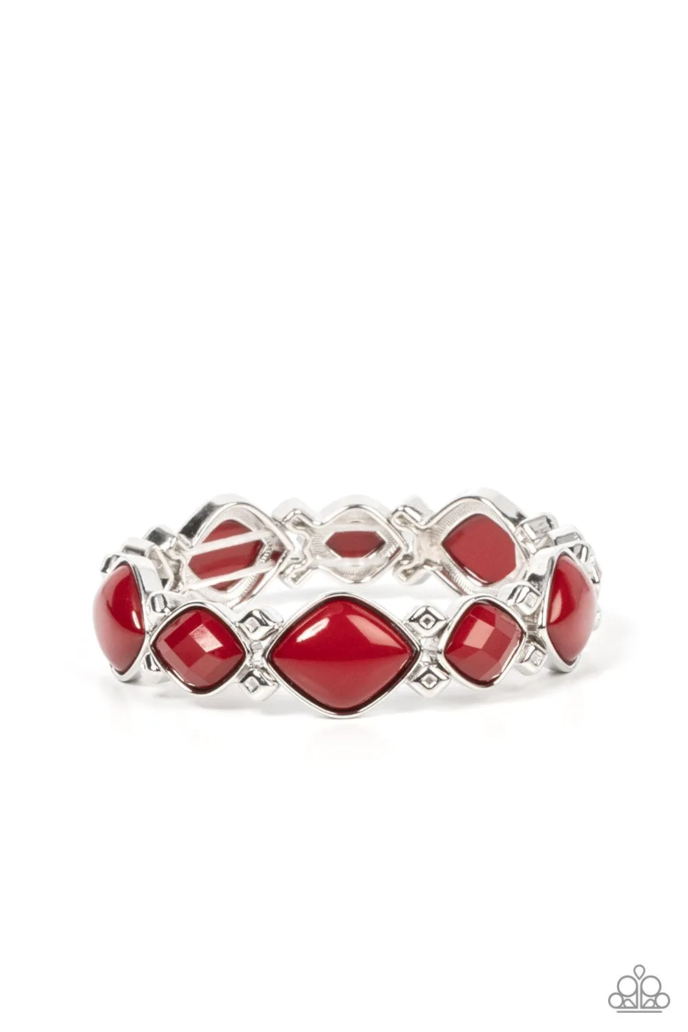 Bracelets Boldly BEAD-azzled - Red B2109