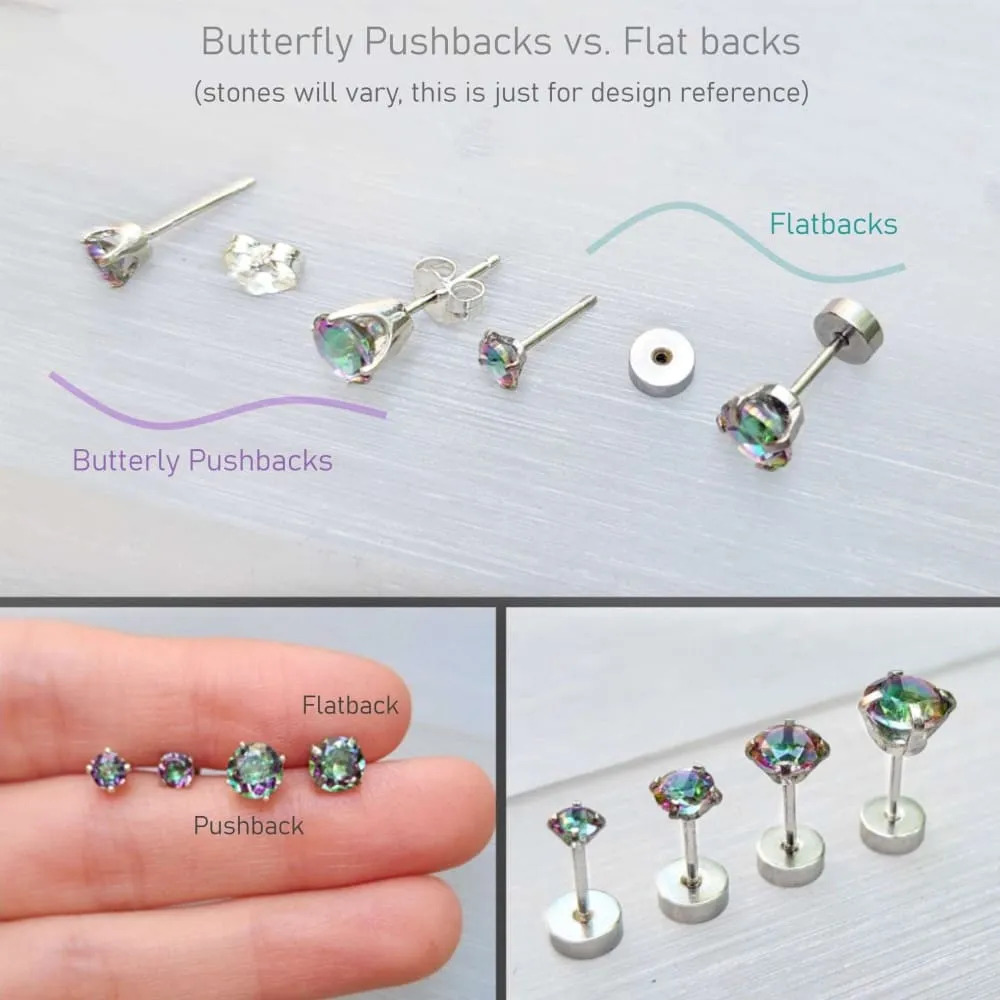 Brilliant Emerald Stud Earrings