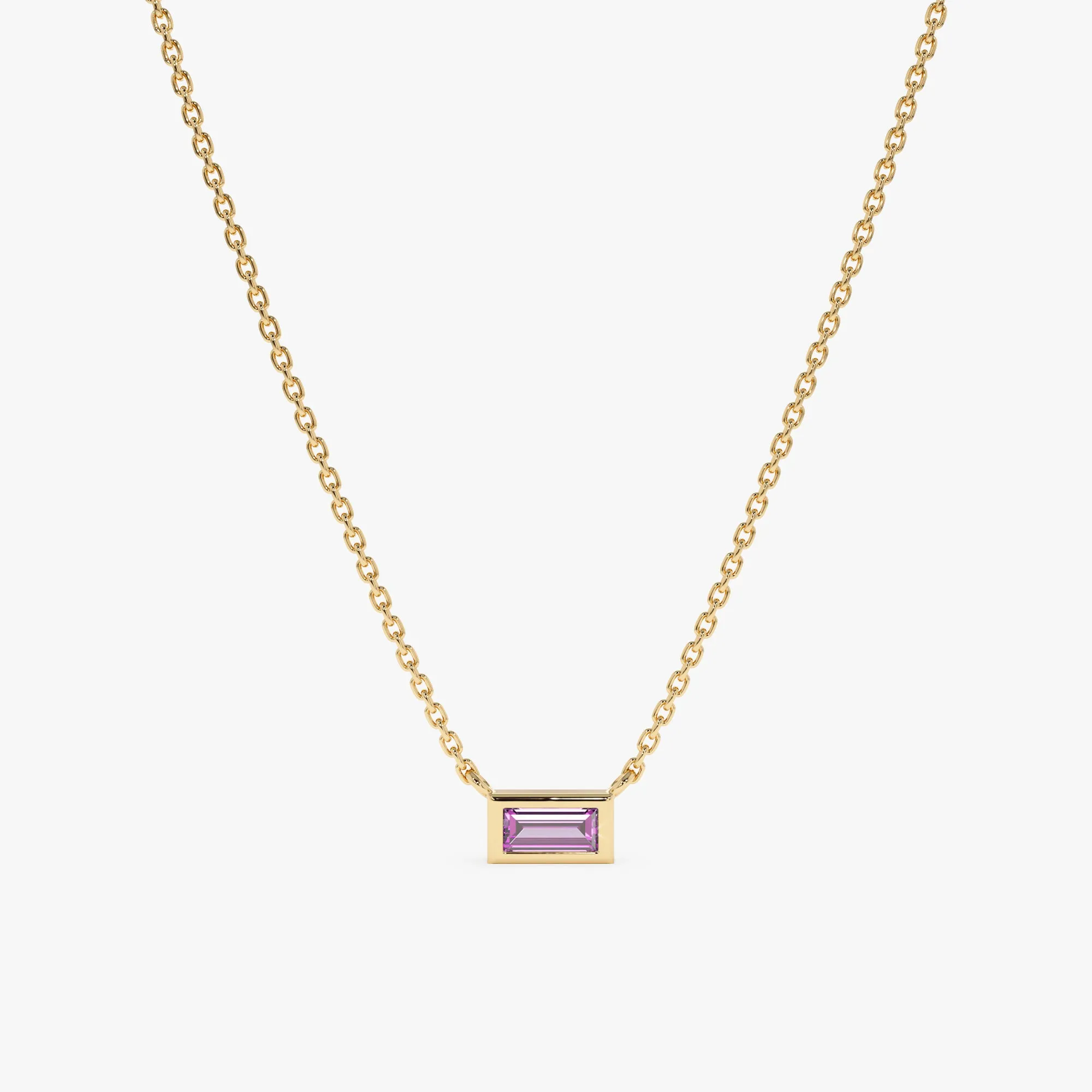 Dainty Amethyst Necklace, Teresa