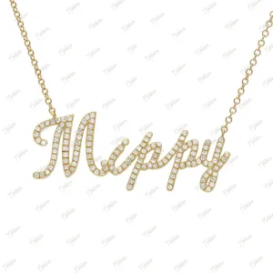 Diamond Mippy Name Necklace