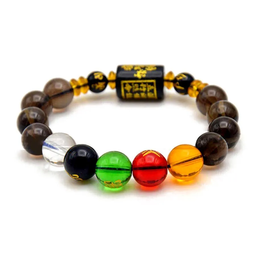 Feng Shui Five Elements Wealth Crystal Bracelet