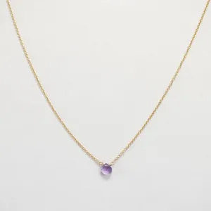 Gold Fill Amethyst Necklace
