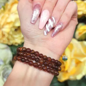 Hessonite Garnet Bracelet for Successful Business and Wealth
