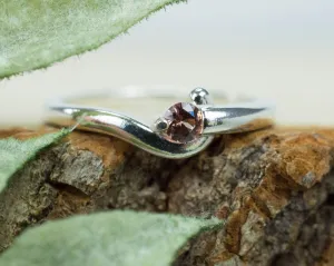 Imperial Garnet Ring, Genuine Untreated Tanzanian Color Change Garnet
