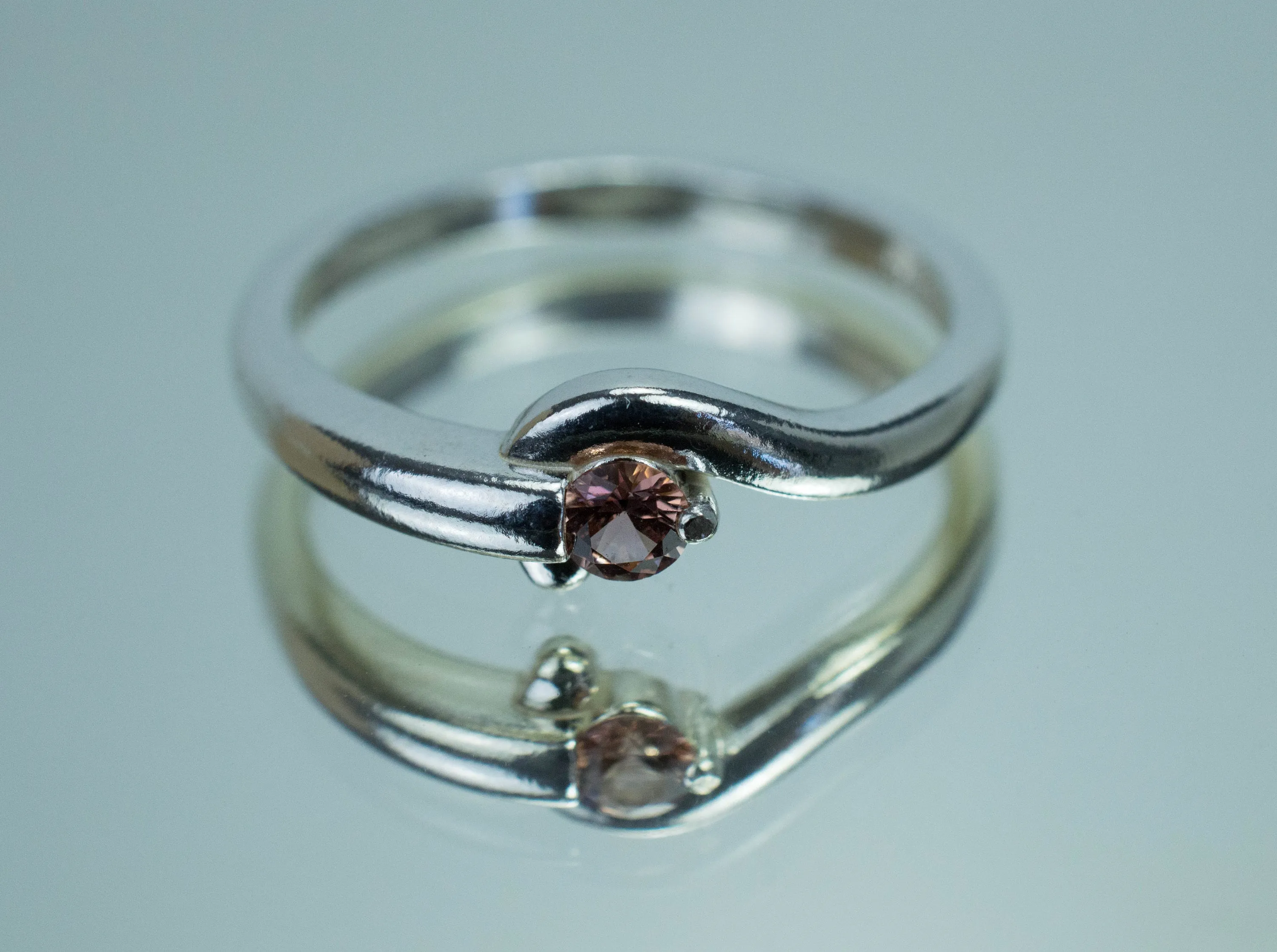 Imperial Garnet Ring, Genuine Untreated Tanzanian Color Change Garnet