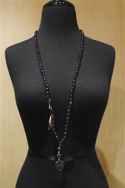 Love Heals Foxcreek Amethyst Necklace
