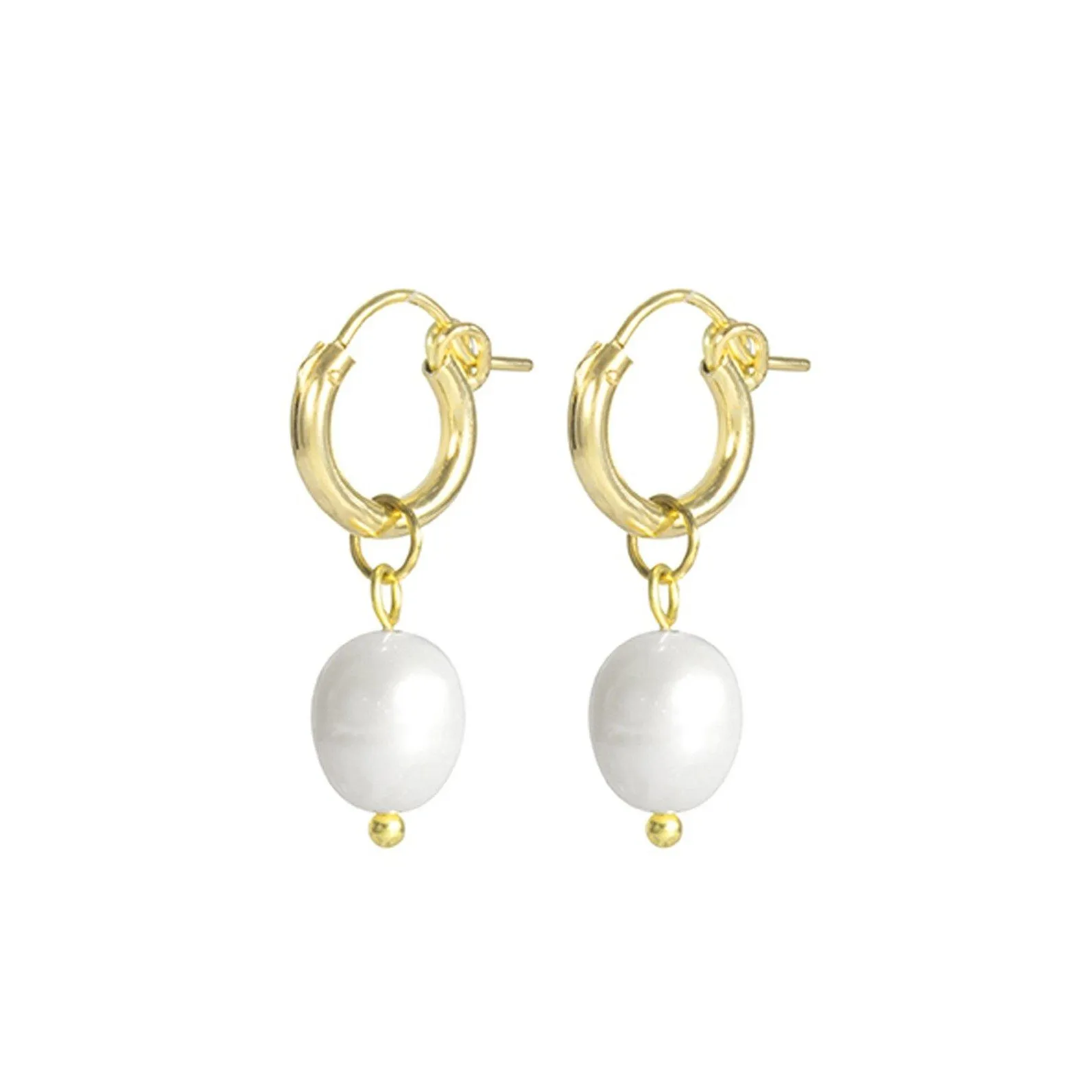 Pearl Hoops