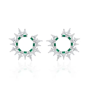 Provence 925 Silver Spike Earrings