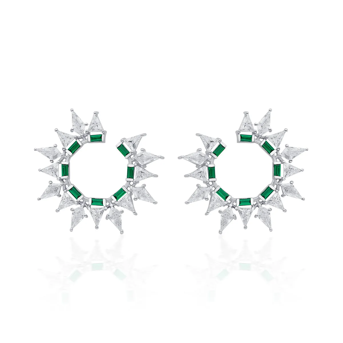 Provence 925 Silver Spike Earrings