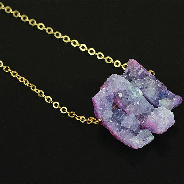 Raw Amethyst Necklace