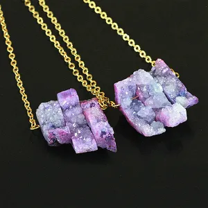 Raw Amethyst Necklace