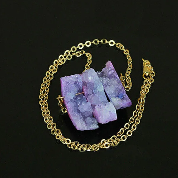 Raw Amethyst Necklace