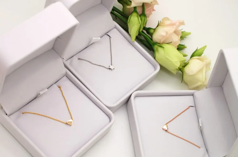 Tiny Letter Necklace, 14K Solid Gold Personalized Minimalist Jewelry gift For Her